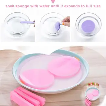 

Compressed Facial Cleansing Puff Cosmetic Puff Compressed Cleansing Sponge Facial Cleanser Washing tool