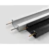 Black White 0.5m 50cm Track for Track Light 2 Wire Rail for Track Lamp L T Universal Power Docking Track Jointer Connector 3