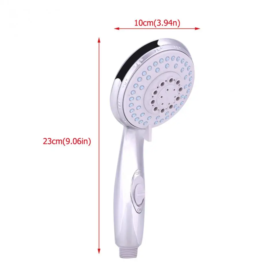 5 режимов распыления w/переключатель Лейка ручного душа головка для дома для ванной для душа Насадка-распылитель головка ABS пластик для купания torneira