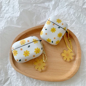 

For AirPods pro Case Flower soft Plastic Wireless Bluetooth Earphone Cases For Apple Airpods 1/2 Cover Funda Fashion