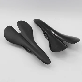 

New Mountain bike matt glossy 3K full carbon fibre saddle carbon bicycle saddle Road carbon front seat mat MTB parts Free ship