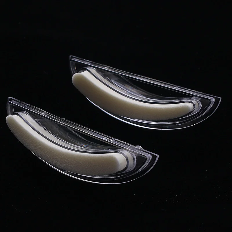 1 Pair Professional Brow Stamp Sponge Stencil with Handle 3 Shape Eyebrow Template Lazy Quick Make 5