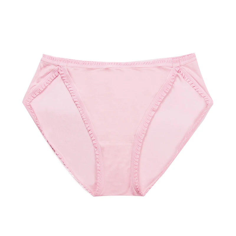 

3piece/Set Seamless Hot-melt Silk Panties for Teenager Low-waist Triangular Sexy Underwear Breathable Comfortable Lingerie