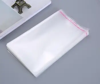 

David accessories 39size Clear Self-adhesive Plastic Transparent Bag Self Sealing DIY Candy Packing Storage Gift Bag,100Yc4868