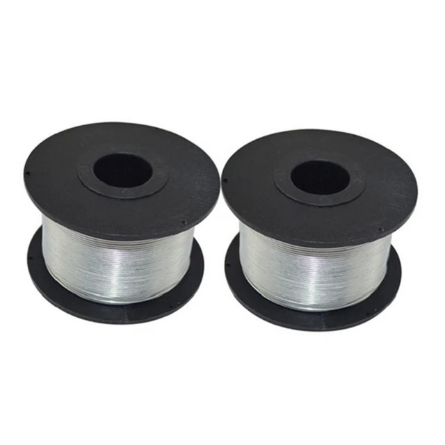 Filo Di Acciaio Per Cemento Armato 0.8mm - 4 Rotoli Da 110m, Per Legatrice Automatica
