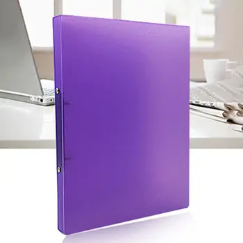 

A4 Ring Binder Colorured Transparent Loose-leaf Paper File Folder Storage Supply N1HD