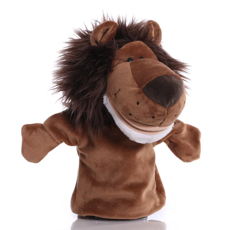 Grand Real Fun Animal marionnette à main histoire Party Animal Head Gants Enfants Jouet Cadeaux 