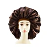 New Fashion Big Size Satin Silk Bonnet Sleep Night Cap Head Cover Bonnet Hat For Curly Springy Hair ► Photo 3/6