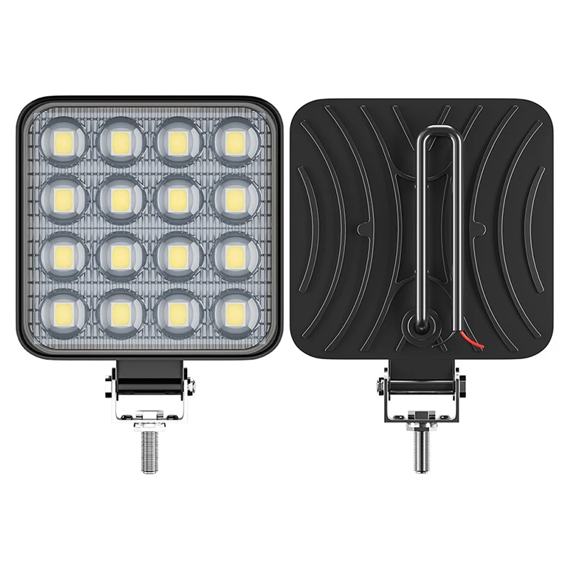 Car LED Work Light 48 W DC 12/ 24 Volts 6000K White Universal Truck Auto Bulbs motorcycle Auto Truck Off Road Accessories - 5
