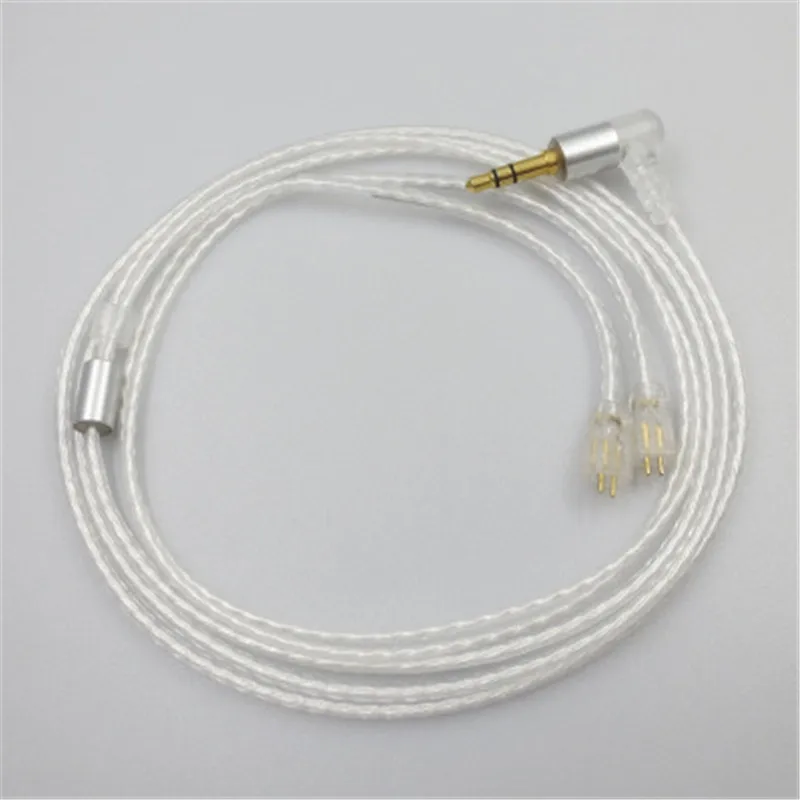 Replacement Audio Cable for UE TF10 TF15 5PRO SF3 5EB 0 75mm Headphones Silver Plated Cord Wire Fits Many Headphones 23 AugT1
