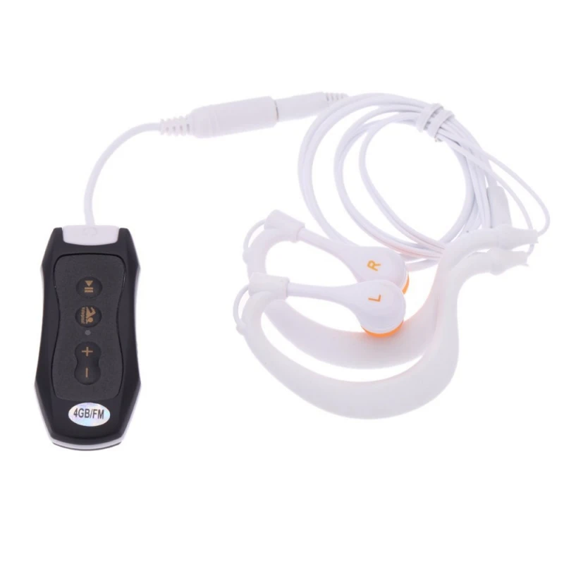 EDAL 4G Flash Memory IPX8 водонепроницаемый спортивный MP3-плеер с FM наушник для плавания