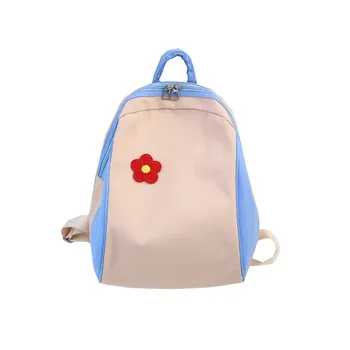 

Fashion Women Canvas Floral Color Capacity Student Backpack Travel Couple Anti-theft Shoulder Bag Leisure Multi-function Bag