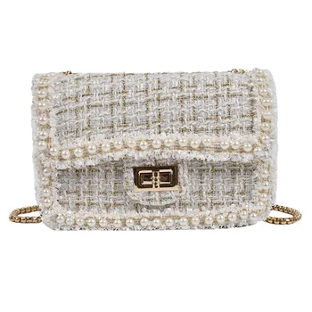 

Women Fashion Wild Chain Color Line Small Square Bag Shoulder Messenger Bag Lady Travel Purses and Handbags Cross Body Bag #R10