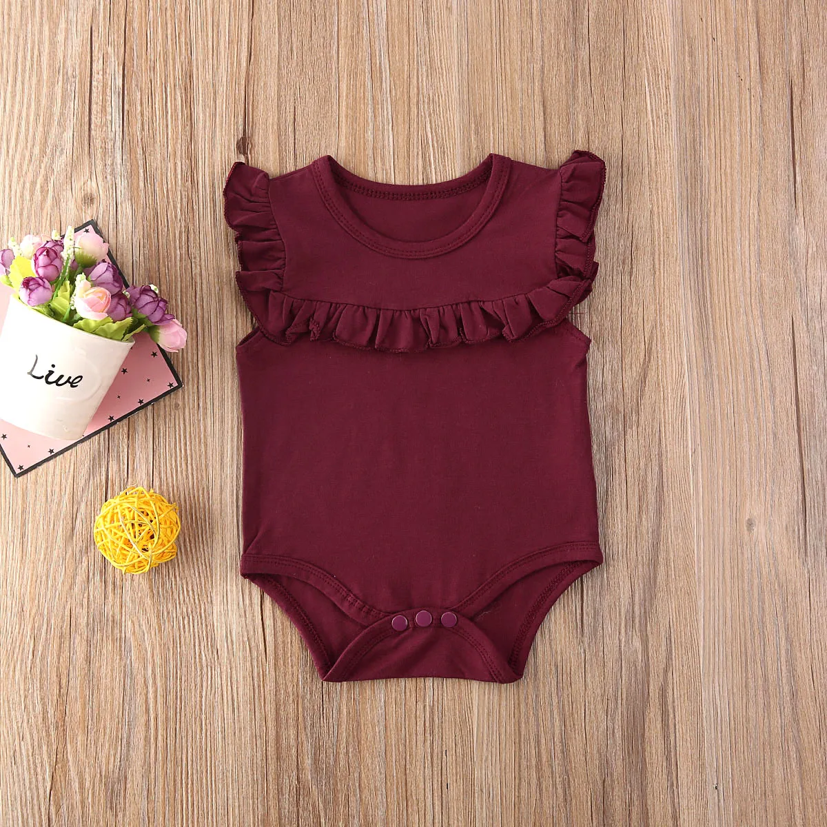Baby Bodysuit for Summer Newborn Baby Girl