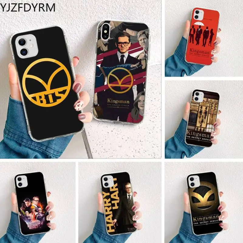 YJZFDYRM Kingsman секретный чехол для телефона iphone 12 pro max 11 XS MAX 8 7 6 6S Plus X 5S SE 2020 XR |