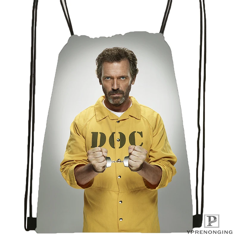 

Custom HD Hugh Laurie Drawstring Backpack Bag for Man Woman Cute Daypack Kids Satchel (Black Back) 31x40cm#180531-01-19