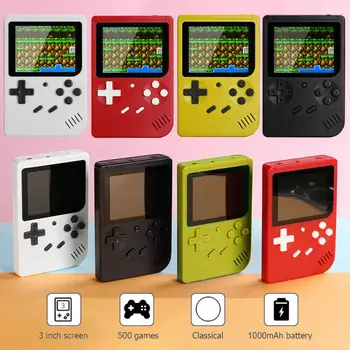 

Portable Mini Retro Game Console Handheld Game Player 3.0 Inch 500 Games IN 1 Pocket Game Console