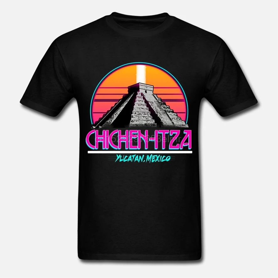 Подарок Chichen Itza нормальный короткий рукав лето Осень Топы Рубашки Высокое