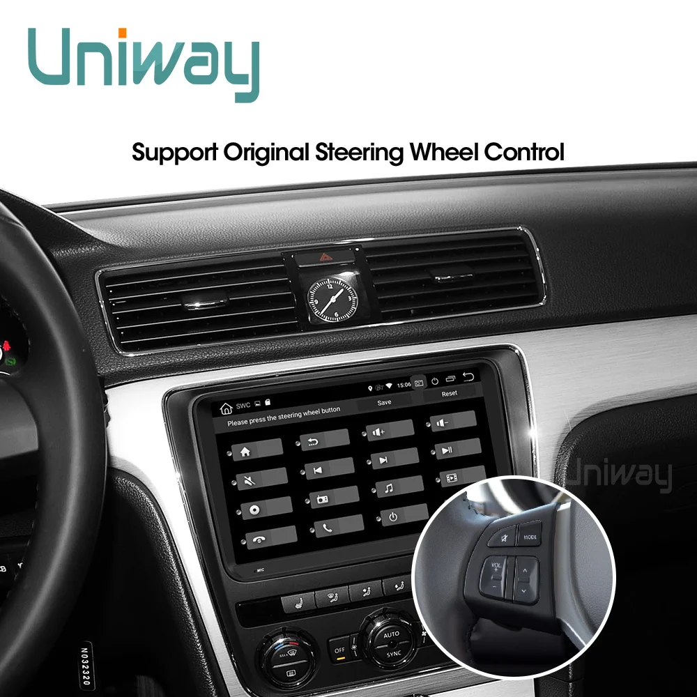 Clearance Uniway PX30 android 9.0 car dvd gps for vw passat b7 b6 golf 5 polo tiguan octavia rapid fabia with gps navigation radio player 5 Clearance Uniway PX30 android 9.0 car dvd gps for vw passat b7 b6 golf 5 polo tiguan octavia rapid fabia with gps navigation radio player 5