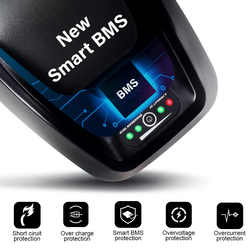 Электровелосипед 36В 12.5Ah 10.4Ah Hailong Shark Down Tube литиевая батарея для Mifa Prophete bateria fiets