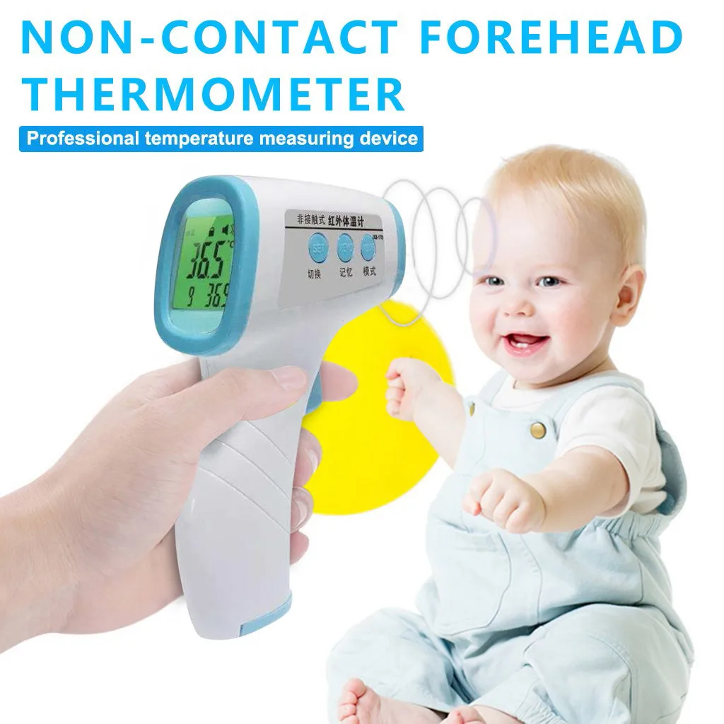 

Forehead Thermometer Digital Infrared Body Temporal Thermometer Forehead gun infrared thermometer wholesale dropshipping