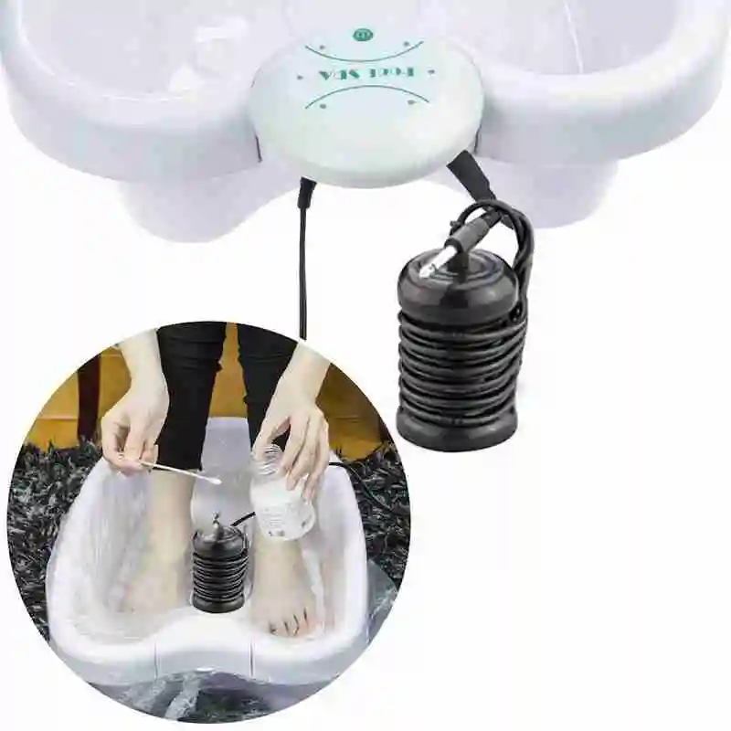 

Foot Massage Ionic Detox FootBath Spa Massager Control Unit Array Machine Portable Cleanse Instrument (No Include Tub)