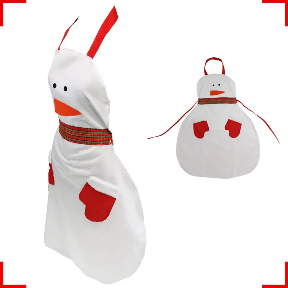 Christmas Apron Decoration for home for women Snowman Santa Spoof Sexy Novelty Party men Kitchen Cooking BBQ Bar Funny Freeship