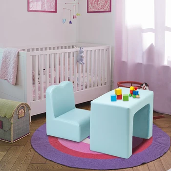 

Multifunctional Children's Sofa Child Armchair Bedroom Furniture Kid's Table And Chair Set for Watch Movies,Play Games,Read Book