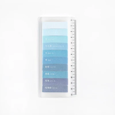 150 Sheets Rainbow Color Index Memo Pad Posted It Sticky Notes Paper Sticker Notepad Bookmark School Supplies Kawaii Stationery 06