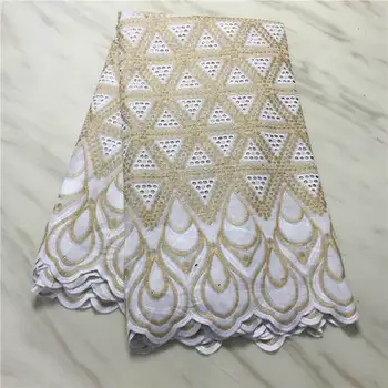 

hot selling tissu african swiss voile lace dentelle blanche 100%cotton lace fabric french dry cotton lace fabrics 5yards!PL62268