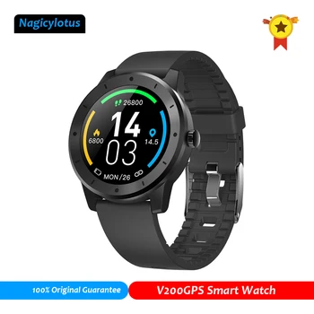 

Men's Smart Watch Sport and Fitness Tracker support Android and IOS Phone 1.28" IPS Screen 50m Waterproof Outdoor GPS Smartwatch