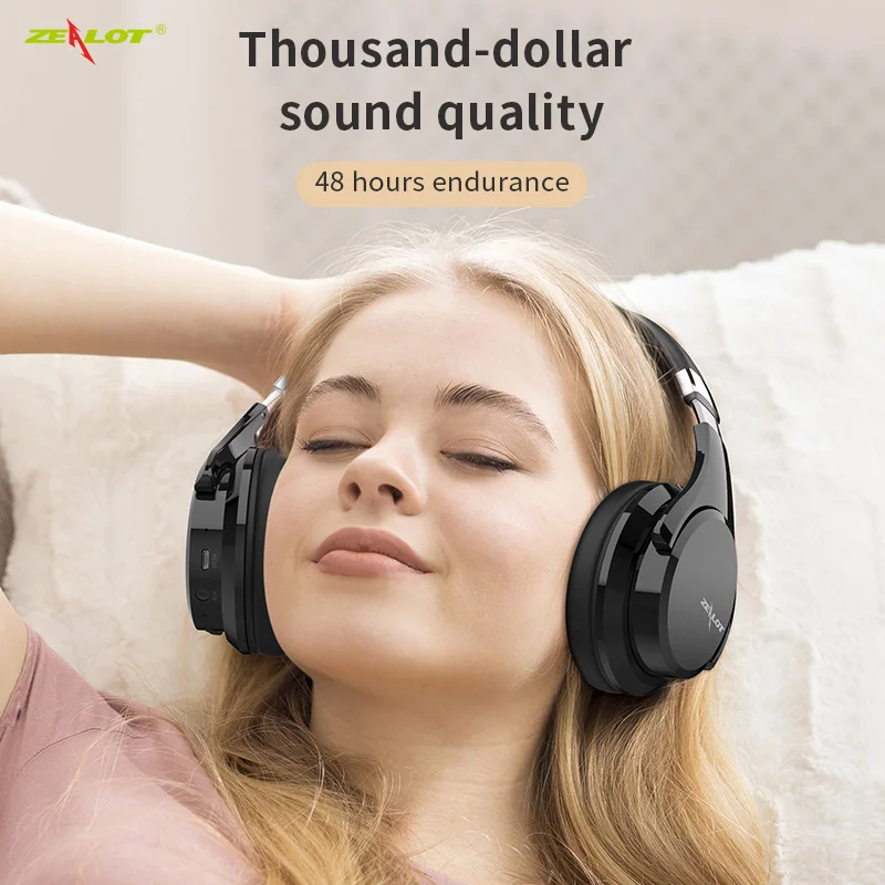 ZEALOT-B21 Wireless Bluetooth Headphones Foldable Bass Wireless