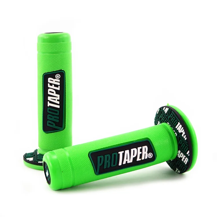 Green Мотоцикл Ручка Бар часть мотоцикла руль для Protaper yamaha Мотокросс на KTM мото резиновая ручка велосипед ямы Универсальный C105 - Цвет: Green