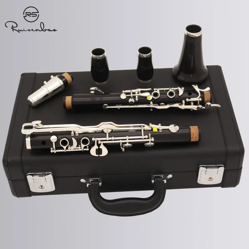 Professional ebony clarinet German G tone 18 Keys woodwind instrument