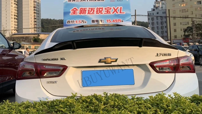 Подходит для Chevrolet Malibu XL ABS/углеродное волокно внешний задний спойлер задний багажник загрузки крыло украшение автомобиля стиль