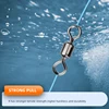 MEREDITH Fishing Accessories/Fishing Tools Bearing Swivel Solid Rings Fishing Connector Convenient safe buckle Fishing Hooks ► Photo 3/6