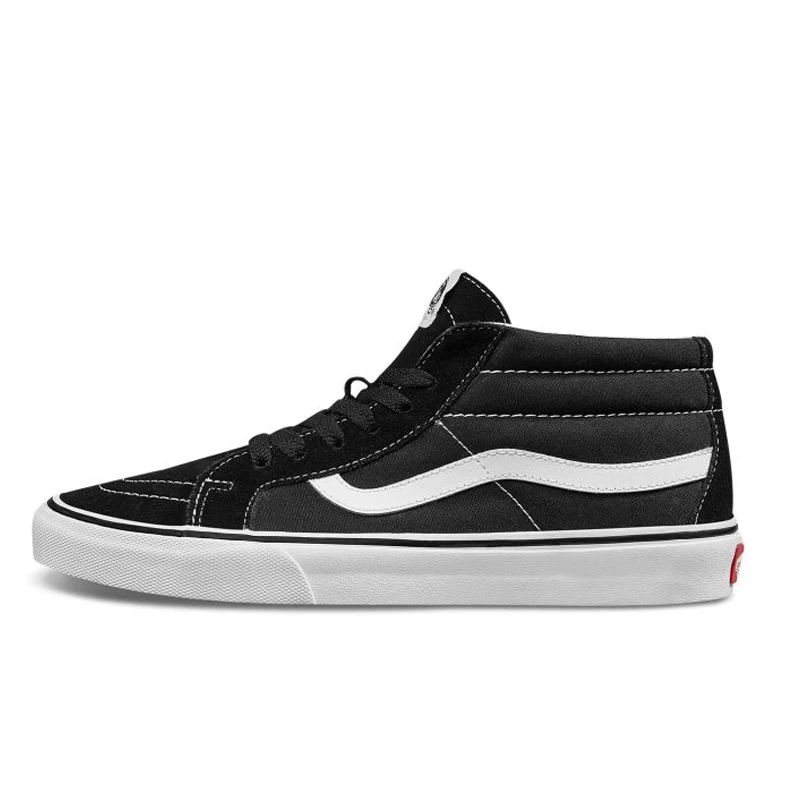 Аутентичные VANS SK8-MID, мужская и женская обувь для скейтбординга, модная парусиновая обувь для пар, уличный стиль, высокое качество, vn0a391foxs