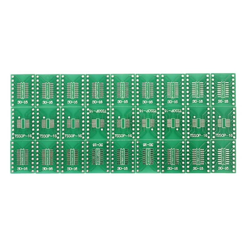 27 шт. SO / SSOP TSSOP DIP 16 на DIP16 адаптер PCB конвертер двойные страницы | Электроника
