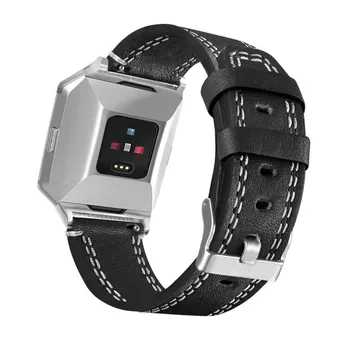 

HIPERDEAL Smart Accessory Genuine Leather Wrist Strap Luxury Leather Replacement Accessories Wristband Straps For Fitbit Ionic