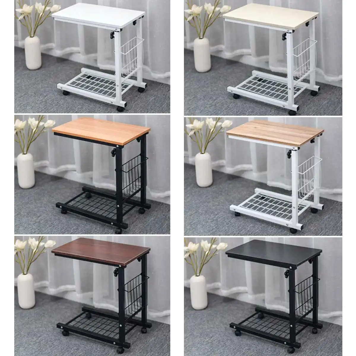 Folding Portable Laptop desks Stand Holder Study Table Desk Wooden Foldable Computer Desk for Bed Sofa Tea Serving Table Stand