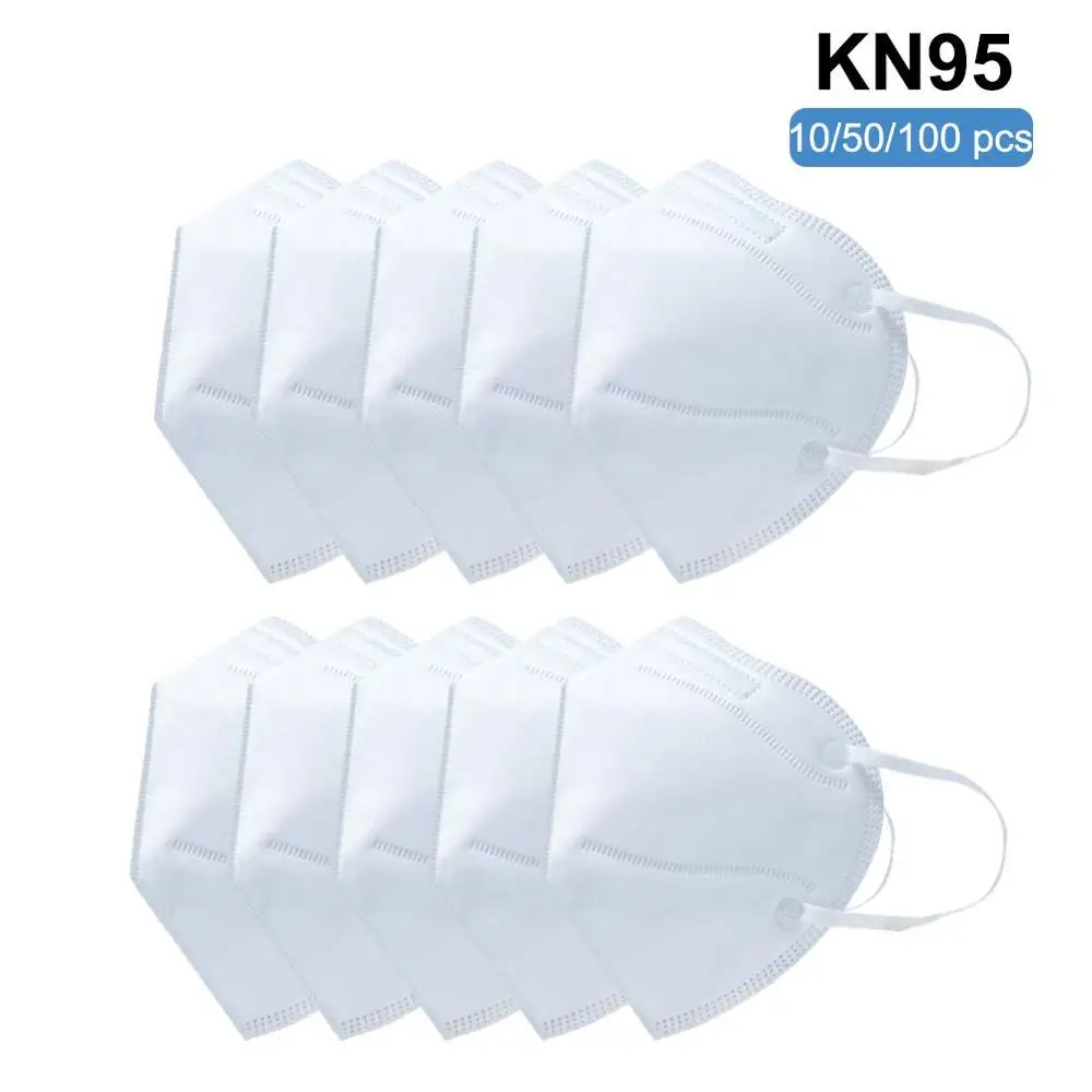 

100Pcs PM2.5 Multi-layers N95 Mouth Mask High Quality Anti-dust Activated carbon Anti Dust Face Mask Bacteria Proof Face masks
