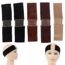 Нескользящий Регулируемый мягкий бархатный женский кружевной парик с захватами, кружевные цвета, повязка на голову, 5 париков, шарф, повязка на голову, лента для волос T8L3