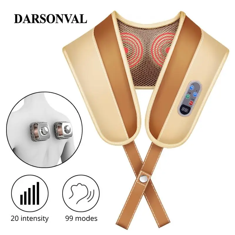 Электрический массажер для плеч шеи поясницы спины вибрирующий массаж уход за