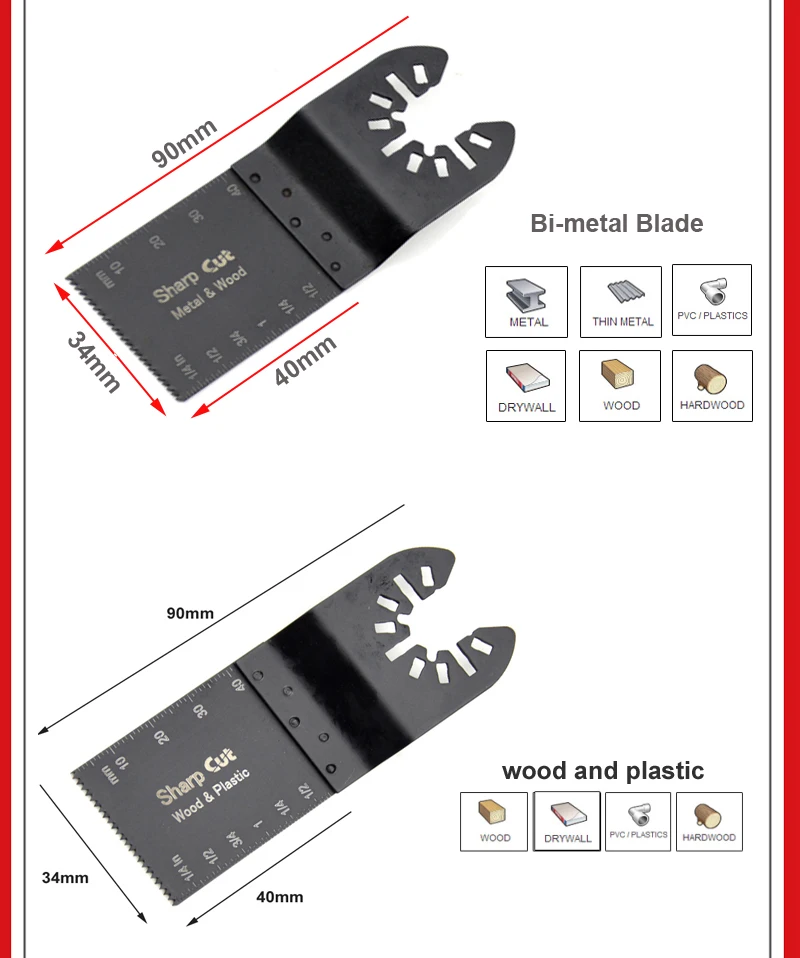 oscillating saw blade 6