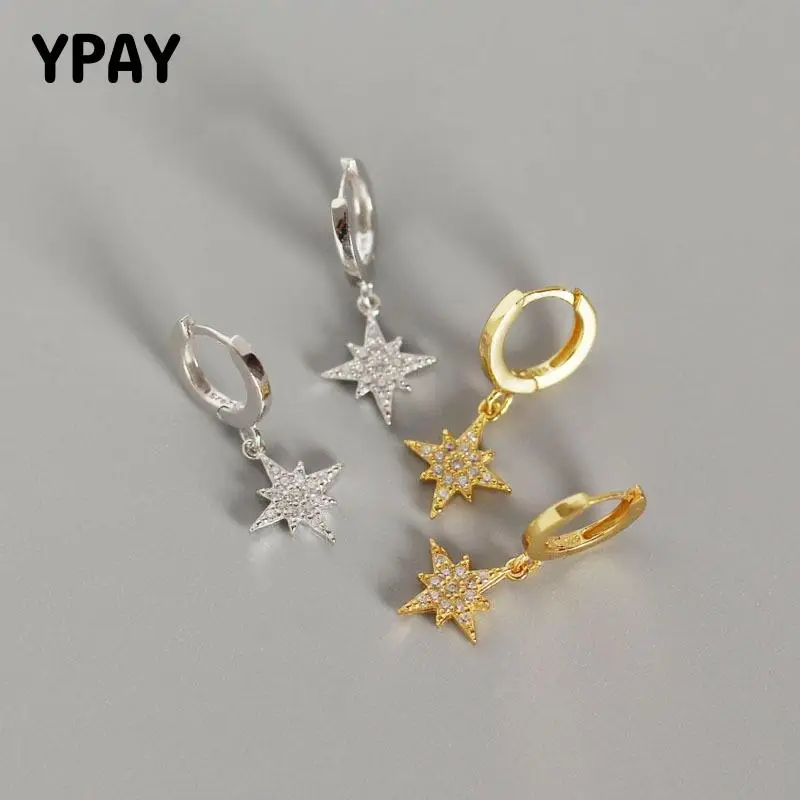 Женские серьги-кольца из серебра 100% пробы с фианитами | Украшения и аксессуары