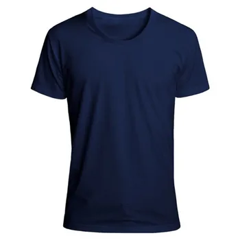 

Men's summer short sleeves, solid color casual sports shirts, round neck fashion tops,