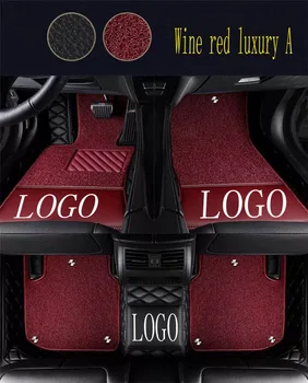 

Car floor mats with Logo/Brand Logo for Lexus LS LS460 LS460L LS600H IS300 IS 250 RX ES NX high quality leather carpet rugs