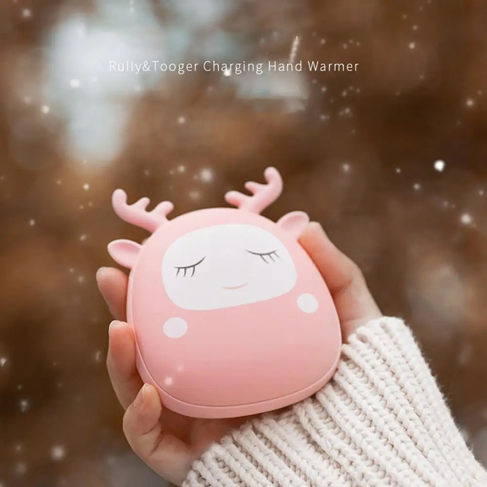 

Adoolla Cute Portable 4000mAh USB Pocket Fast Heating Hand Warmer for Winter