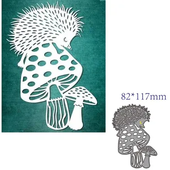 

metal cutting dies cut die mold Animal hedgehog decoration Scrapbook paper craft knife mould blade punch stencils dies
