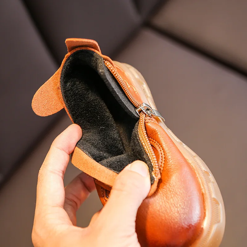 

Girls Shoe Autumn And Winter New Style BOY Kids Children xie er BOY Kids Childre